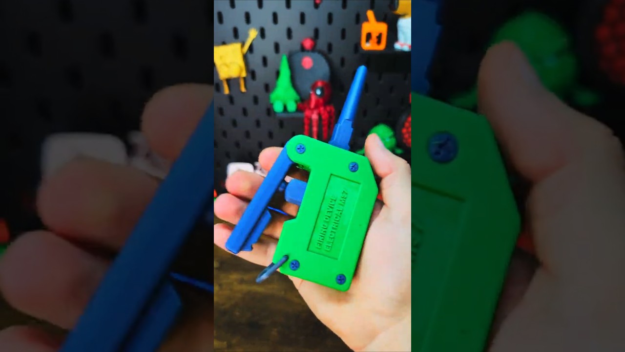 3D printed C4 Detonator with Realistic Click Fidget #3dprinting