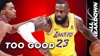 Баскетбол LeBron Knocks Pelicans Out Of 7th Seed | Lakers Pelicans 2024 NBA Playoffs FULL Highlights