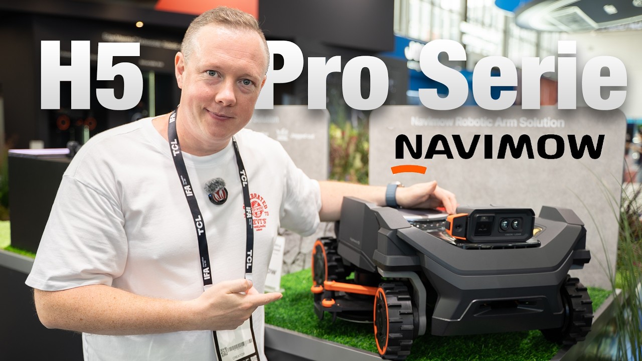 Navimow H5 Pro Serie auf der IFA 2026 - Ausblick auf 2027 - Igel freundlich dank Infarot Sensorik