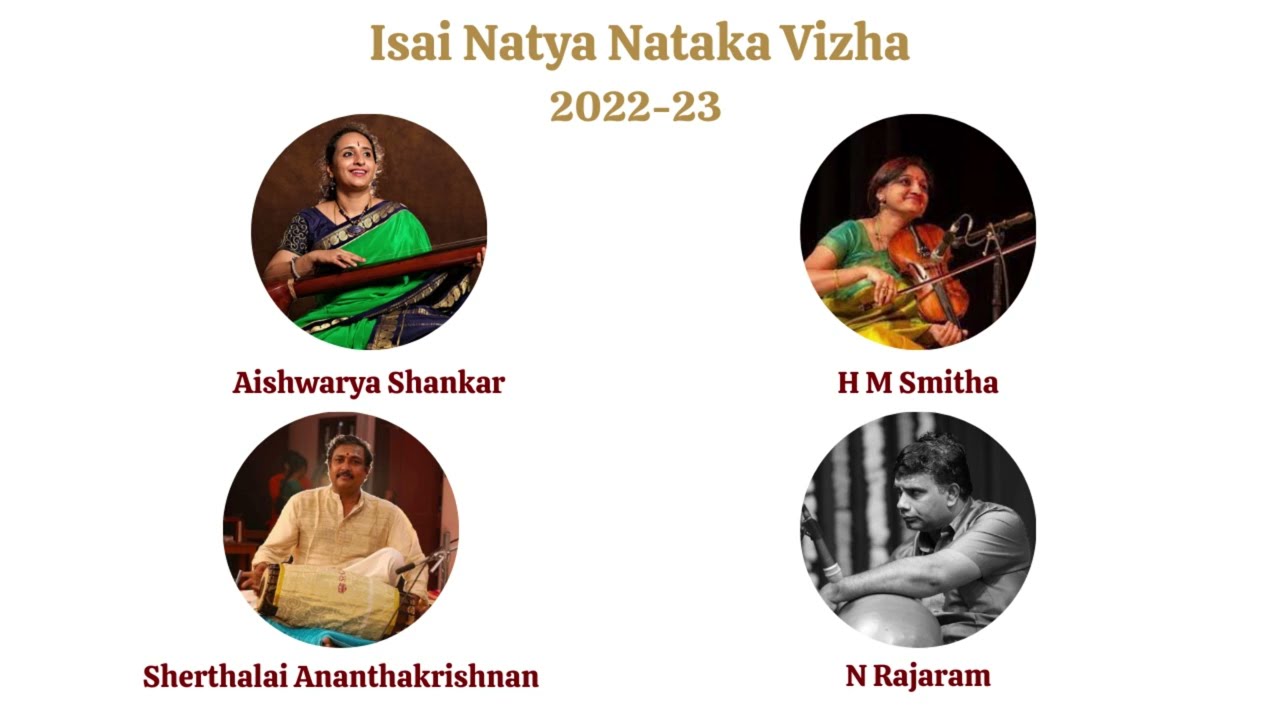 Isai Natya Nataka Vizha -  2022 - 23 l Aishwarya Shankar l Narada Gana Sabha