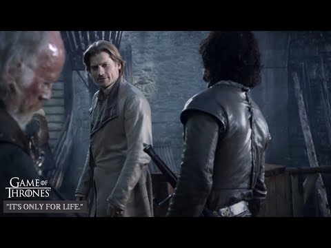 Jamie talks with Jon Snow about The Night's Watch | Game of Thrones (S01E02)