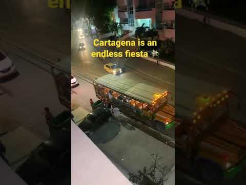 Cartagena nightlife is inescapable This is the end of Day 1