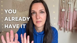 Say this simple phrase to shift from trying to manifest it to ALREADY HAVING IT