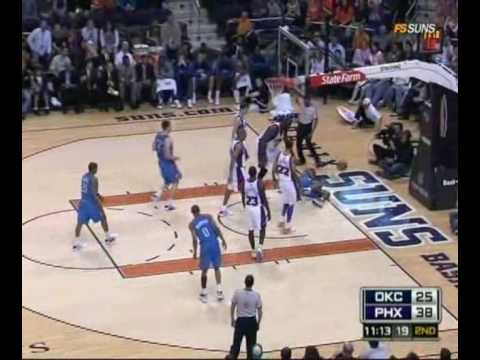 shaq knocked kevin durant down