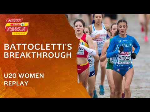 18 year-old Nadia Battocletti 🇮🇹 bids for first European Cross Country win | 2018 REPLAY