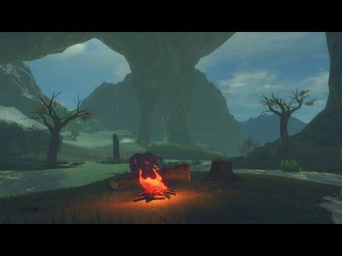 breath of the wild    zelda ost + fireplace ambience