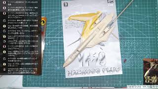 ハセガワ1/72　YF-19製作中 塗装の4　第一次？マスキング