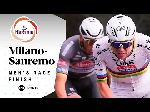 VAN DER POEL STUNS POGACAR! 🫨 | 2025 Milano-Sanremo Men's Final KM's | TNT Sports Cycling