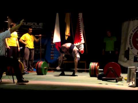 Luboš Šos deadlift 331 kg NÁRODNÍ REKORD!