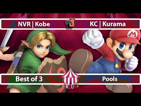 NVR | Kobe (Young Link) vs KC | Kurama (Mario) - Cirque 2 Smash Ultimate - Pools
