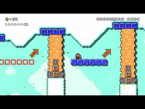 Spectaculary Sky Sprint (Switch) Super Mario Maker 2 SMM2 - SSJ Vida