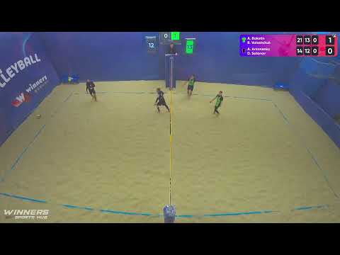 00:30 A. Bakotin / R. Voloshchuk - A. Antonenko / D. Safonov 06.11.2022 | Winners Beach Volleyball