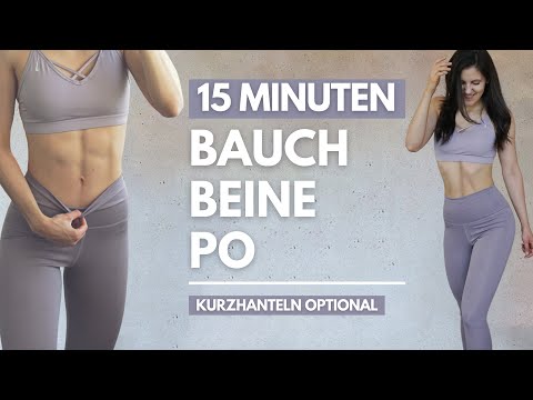 15-Minute Abs, Legs, and Glutes Workout without Jumps | Dumbbells Optional | Let's Get Curvy | Ti...