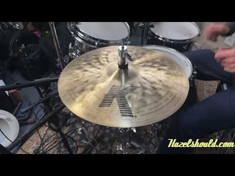 Zildjian PROTOTYPE FAT HATS Hihats 14” Hand Selected! Perfect 1002 912 g ONLY THE K LOGO CONCEPT OF A CONCEPT image 5