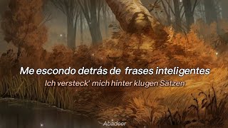 Hinter klugen sätzen - Annenmaykantereit (Lyrics + SUB español)