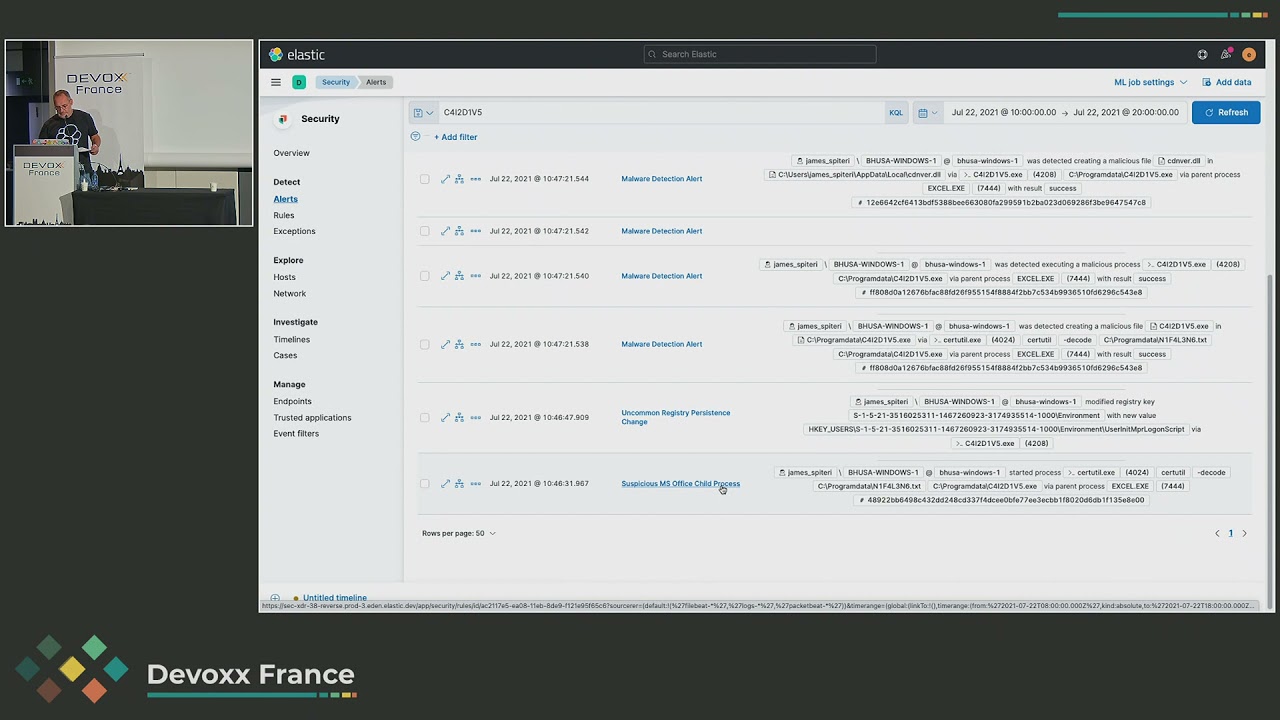 Identifier (et bloquer !) les menaces avec Elastic Security