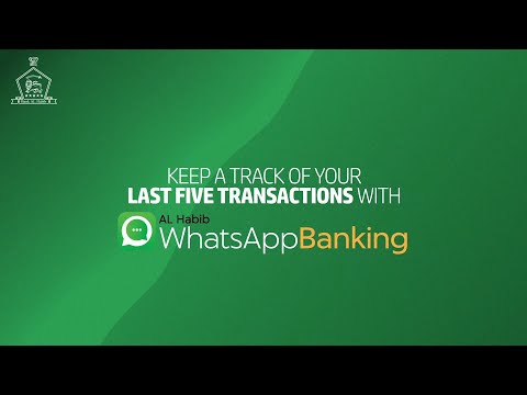 AL Habib WhatsApp Banking