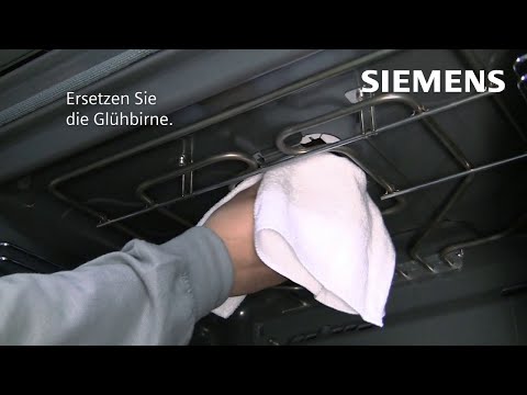 Siemens Backofen-Lampe wechseln | Siemens Hausgeräte
