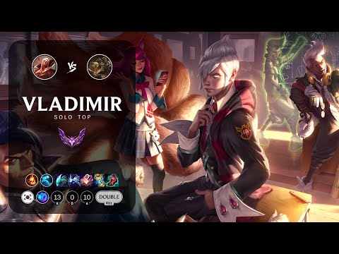 Vladimir Top vs Renekton - KR Master Patch 13.3