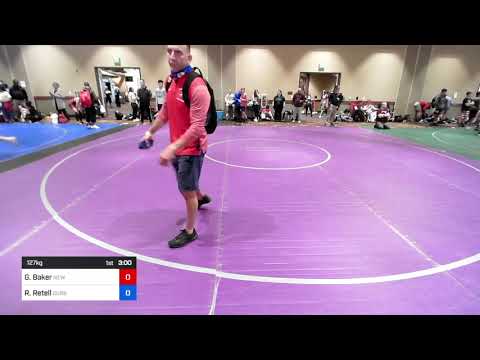 127 Kg Rr Rnd 2 - Gabrielle Baker, New York Vs Ragan Retell, Curby 3 Style Wrestling Club E182