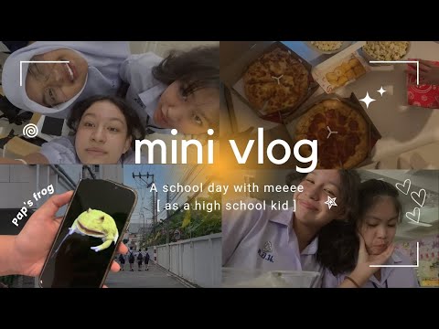 Thai School Vlog 🌟 One day with meeeee | GRWM , School , Halloween party 🌟