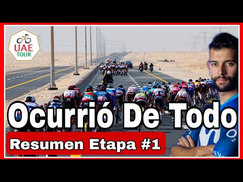 Stage 1 Summary ➣ UAE Tour 2023 🔰 Fernando Gaviria today fighting with the Wind