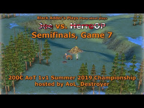 Summer 2019 Championship, SF - Joe vs. HerroOP, Game 7 - Age of Mythology: The Titans