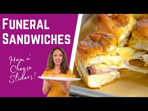 Baked Ham n' Cheese Sliders (aka Funeral Sandwiches!)