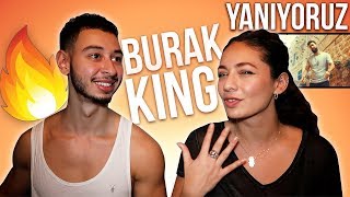 Burak King - Yanıyoruz Turkish Song Reaction | Jay &amp; Rengin
