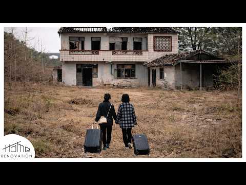 After being kicked out by their stepmother, two girls transformed an abandoned house into a paradise
