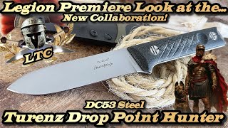 Legion Premiere Look at the Turenz Drop Point Hunter/Hiker in DC53 Steel.  https://amzn.to/3Q6xgsh