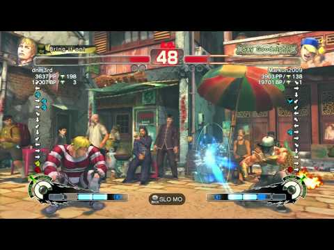 SSF4 AE: Sasaki (Cody) vs Markun2009 (Yun) - Ranked Match (720p HD)