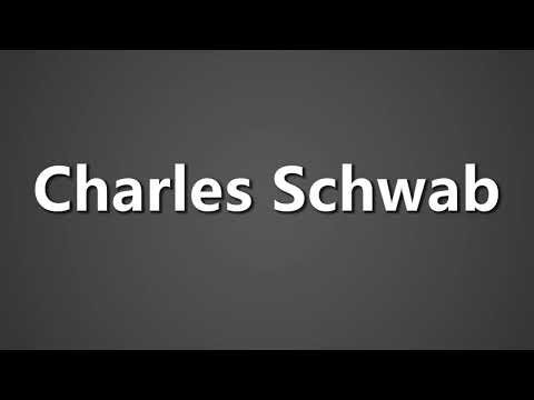 How To Pronounce Charles Schwab