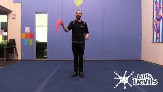 JUGGLING SCARVES - 2 in one Hand