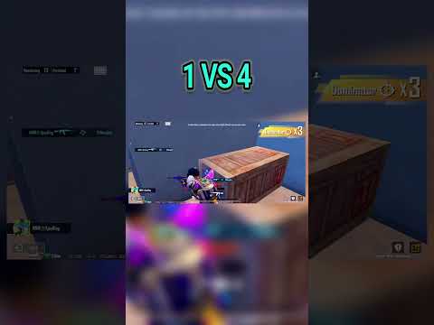1 vs 4 #viralvideo #shorts #trending #bgmi #battlegroundsmobileindia #pubgindia #viralshorts#reels