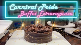 The Ultimate Carnival Pride Buffet Tour 4K HD Breakfast, Lunch, Dinner!