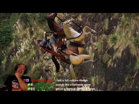 DG REACTS to Video game horses can climb anything by Viva La Dirt League