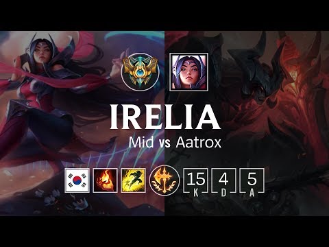 Irelia Mid vs Aatrox - KR Challenger Patch 8.20