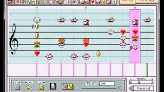 How High The Moon on Mario Paint Composer