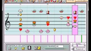 How High The Moon on Mario Paint Composer