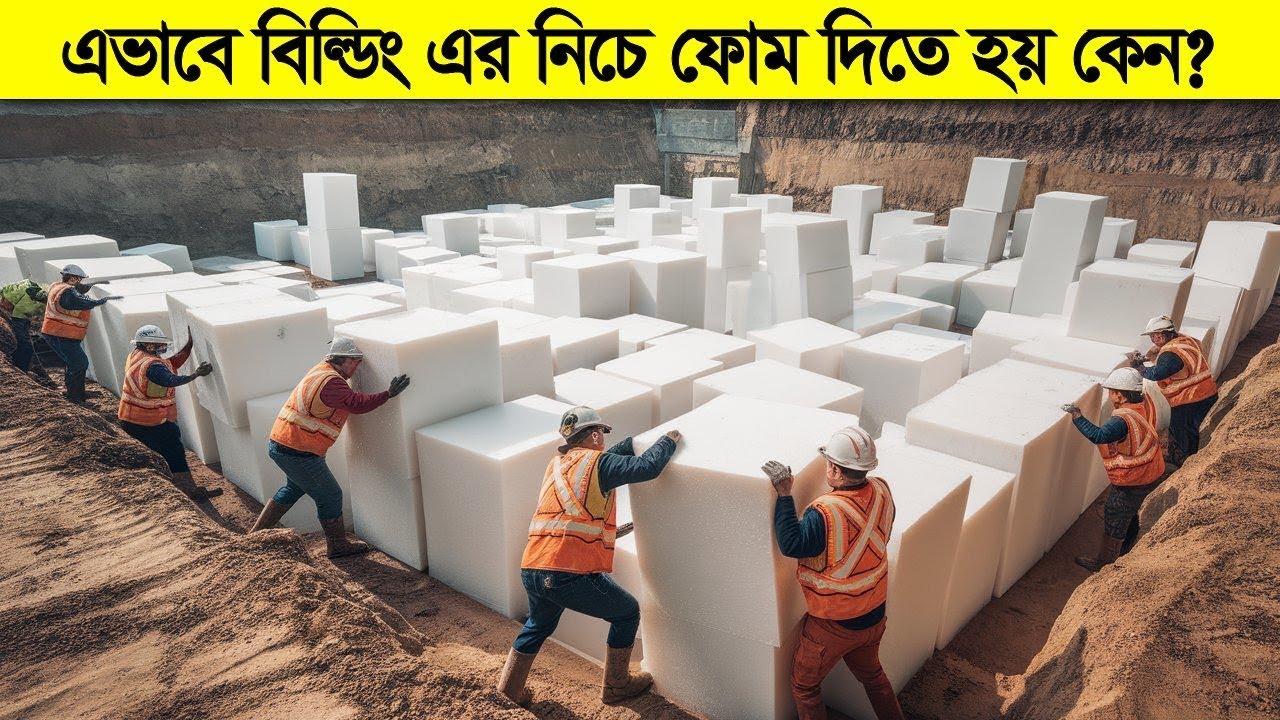 বিল্ডিং বানানোর সময় এভাবে ফোম দিলে কি হয়? Amazing Construction Technology