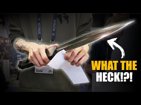 Can This Thing Even Cut Paper?!? | Finding The "Sharpest Knife" at Blade Show.