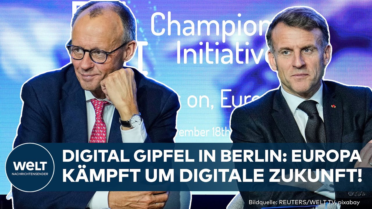TECH-GIPFEL: Digitale Zukunft! USA und China sind uns voraus – Schaffen wir das noch? Merz vor Ort!