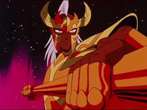 Saint Seiya - Shiryu réussi à détruire la lance de Krishna.