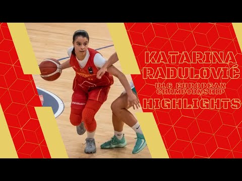 Katarina Radulović #5 || U16 European Championship 2023 || Highlights