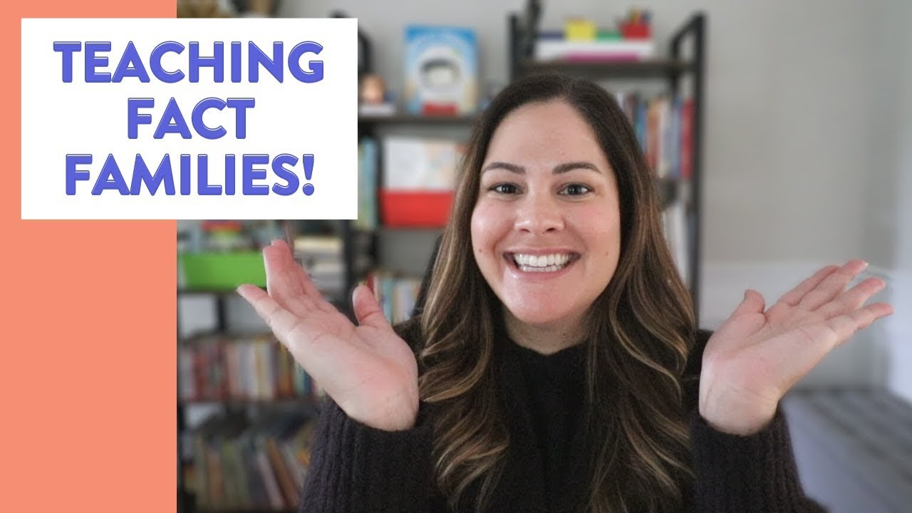 How to Teach Fact Families // teaching the relationship between addition & subtraction 1st grade