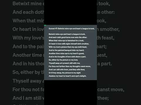 SONNET 47 OF SHAKESPEARE. LISTEN TO THE FINEST AUDIOBOOK ON SHAKESPEAREAN SONNET.
