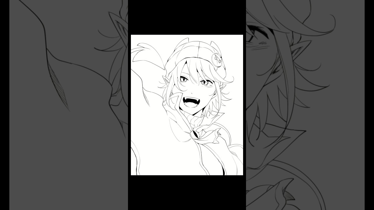 【 らくがき 】トイフェルくん😈#イラストメイキング #イラスト #illustration