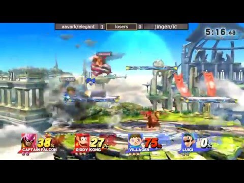 2GGT: FOW Saga - Aarvark/Elegant (Blue) Vs. Jingen/IC (Red) Losers Side - Smash Wii U