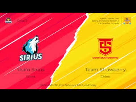 Dota2 Live Team Sirius VS Team Strawberry[Hainan Master Invitational]
